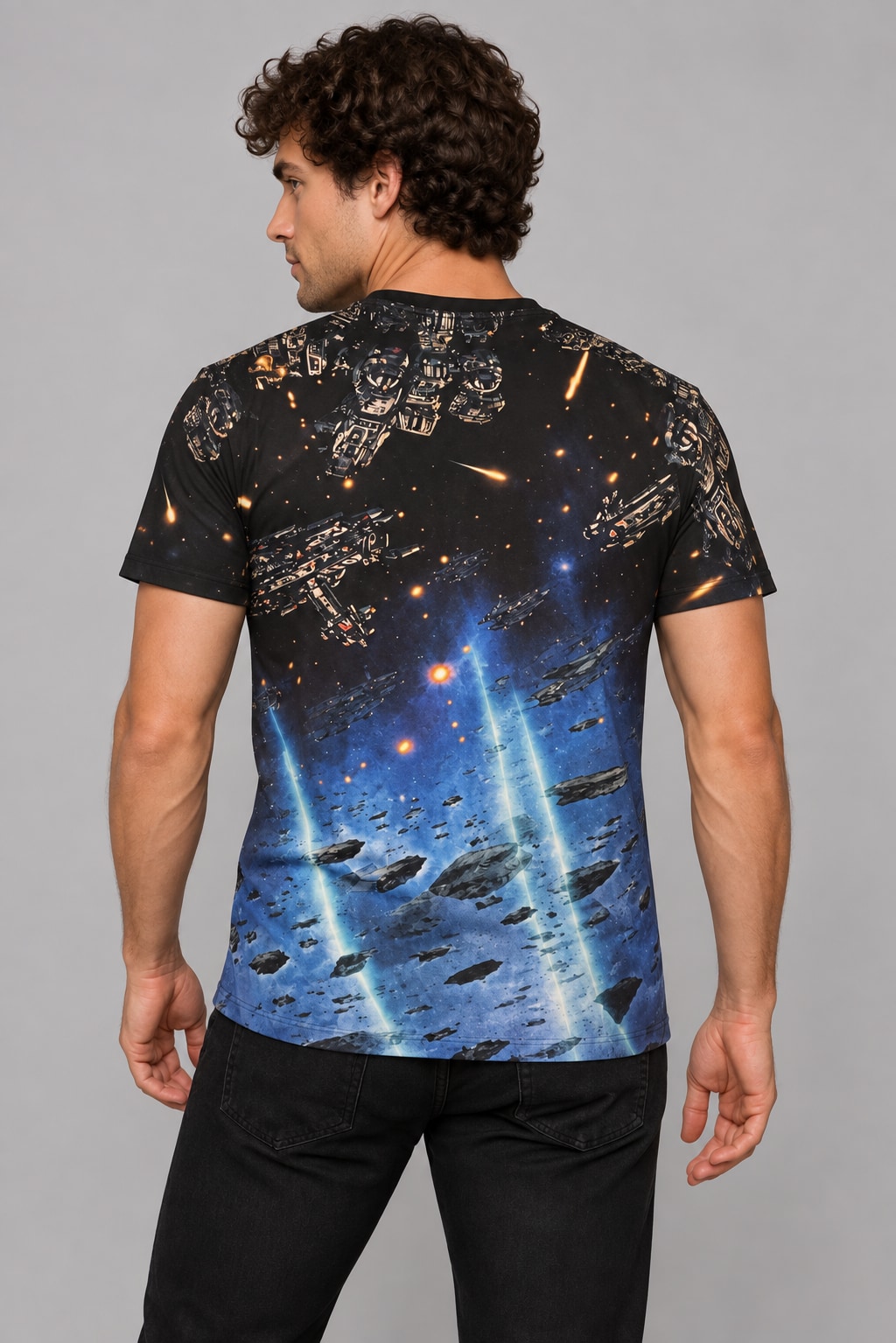 Remera Robotech PR028 Ranwey frente, detalle y dorso