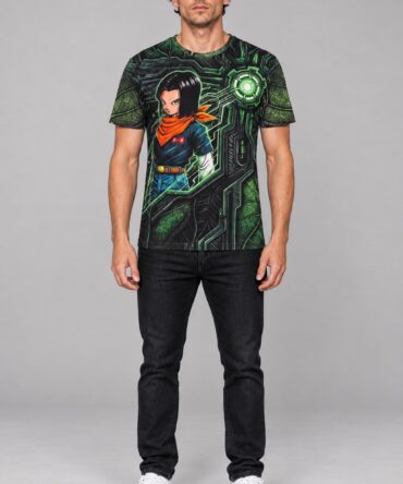 Remera Androide 17 Guarda Forestal — modelo Ranwey y fotos reales