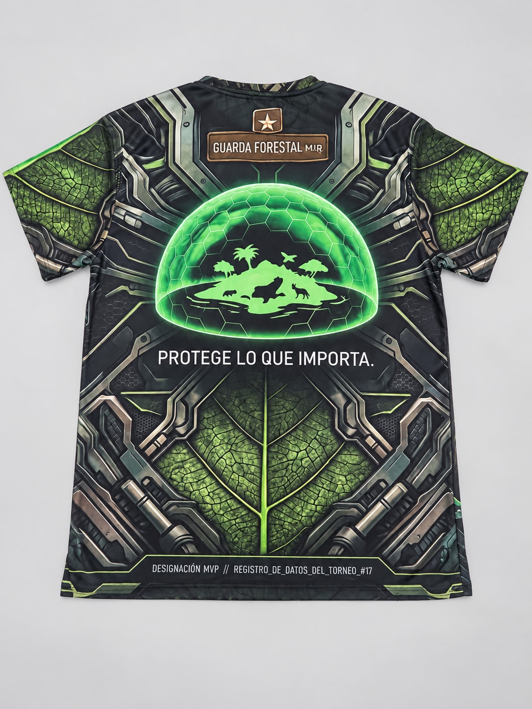Remera Androide 17 Guarda Forestal — modelo Ranwey y fotos reales