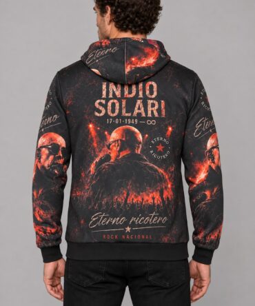 Buzo Indio Solari dorso modelo