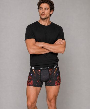 Boxer Ikki Fénix Dorado Ranwey en modelo masculino