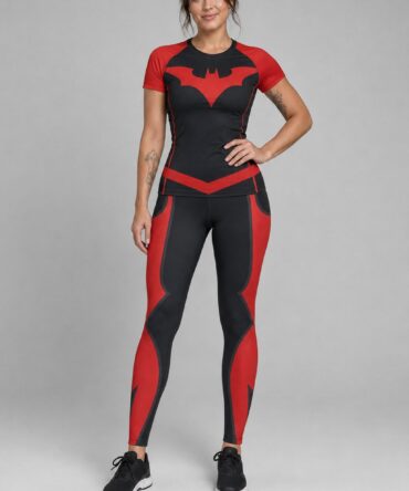 Conjunto Deportivo de Dama Traje Batwoman Ranwey - modelo frente