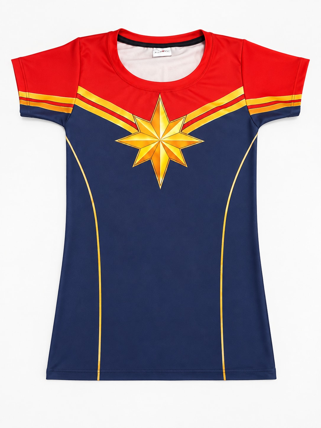 Conjunto deportivo Capitana Marvel — modelo Ranwey y fotos reales