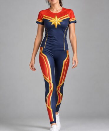 Conjunto Capitana Marvel — calza correcta y modelo Ranwey