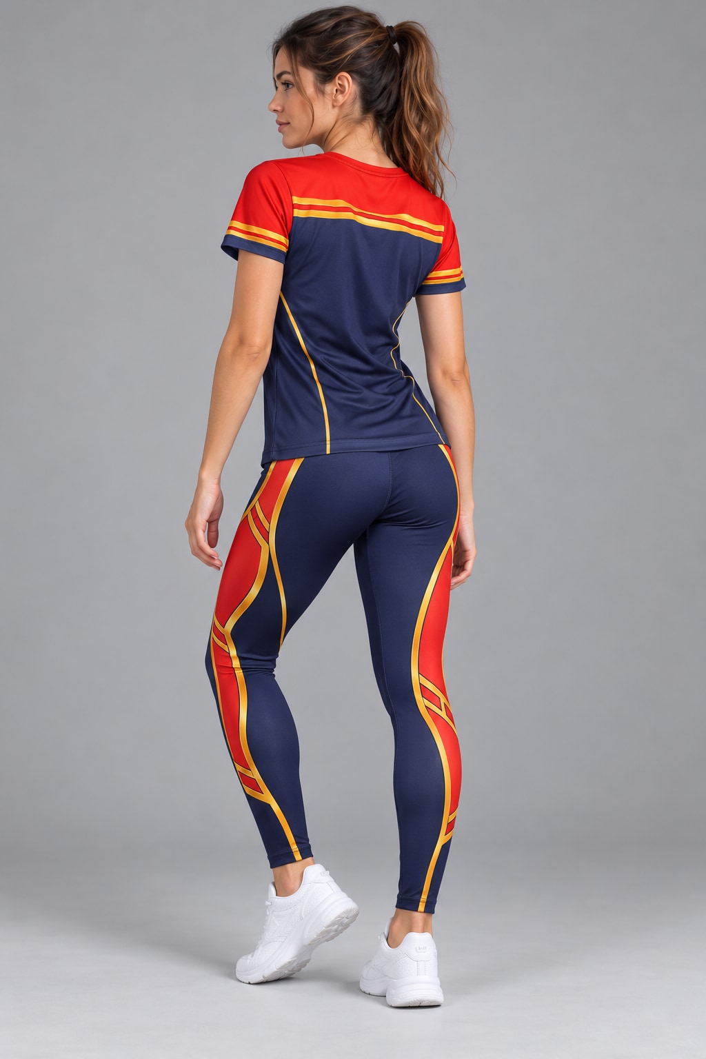 Conjunto Capitana Marvel — calza correcta y modelo Ranwey