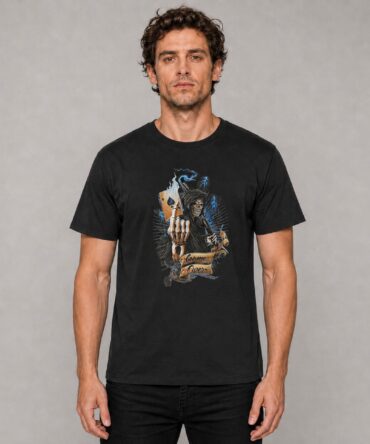 Remera Calavera Poker As - Ranwey