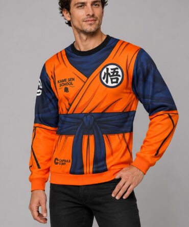 Buzo Goku Kame Sen School cuello redondo