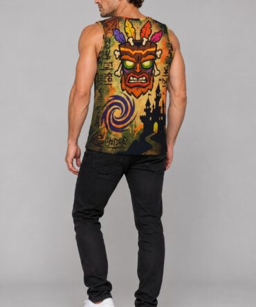 Musculosa Crash Bandicoot — modelo Ranwey y fotos reales