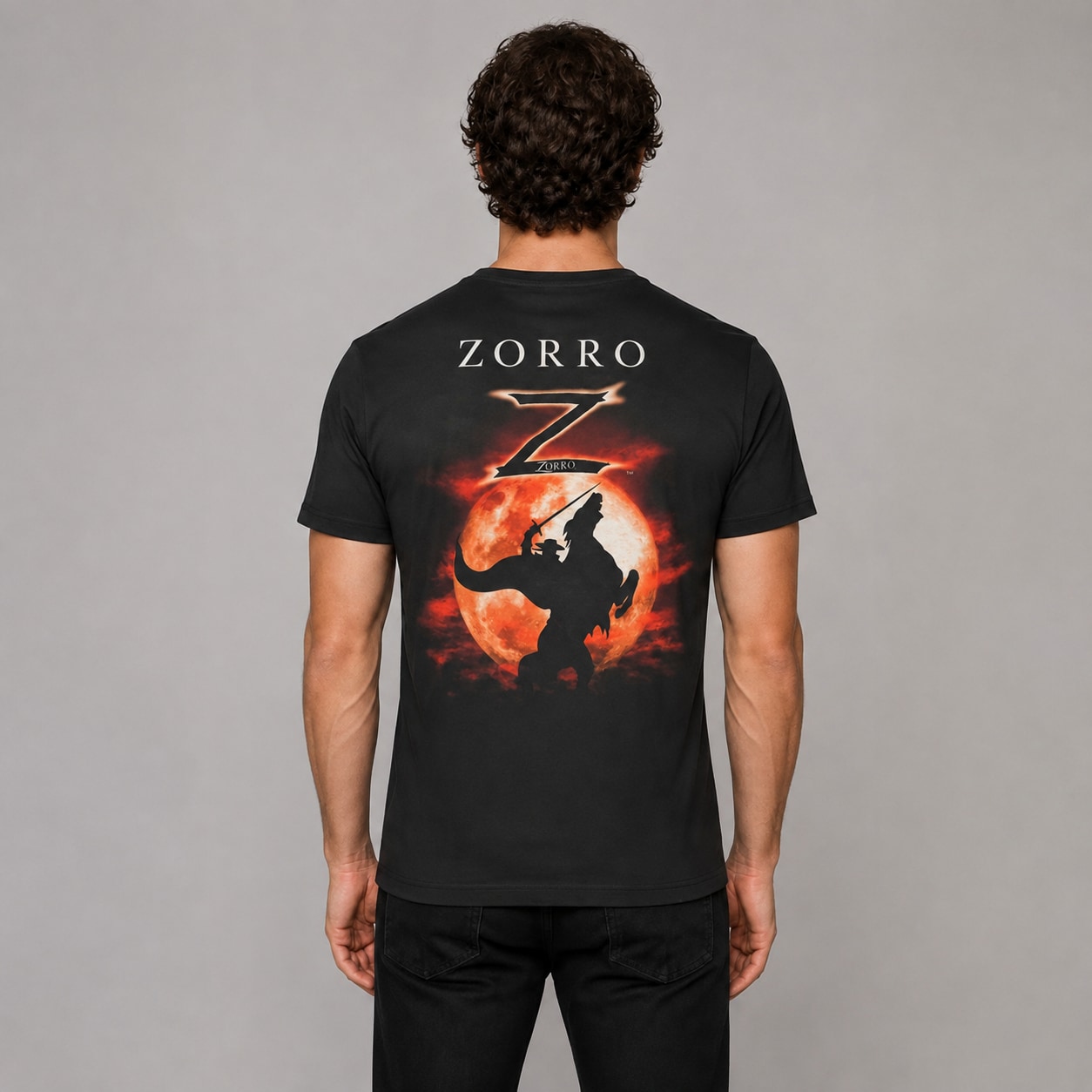 Remera El Zorro - dorso correcto