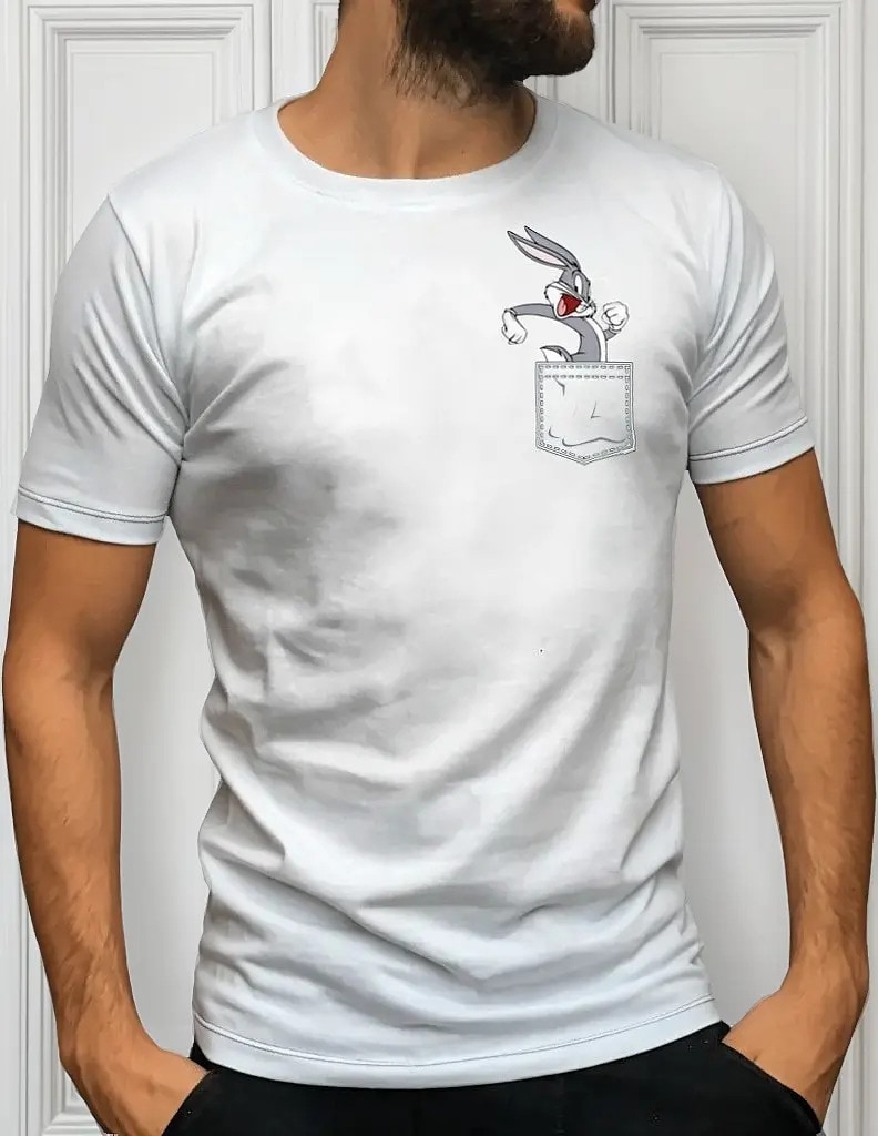 Remera Bugs Bunny Bolsillo - Imagen 3