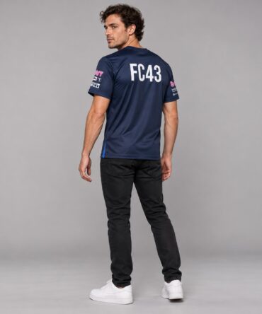 Remera Alpine Franco Colapinto — mockup Ranwey y fotos reales