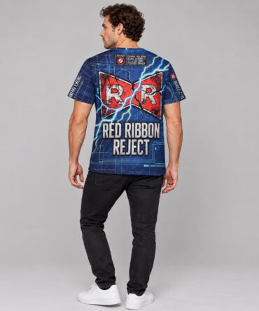 Remera Androide 18 Red Ribbon — modelo Ranwey y fotos reales