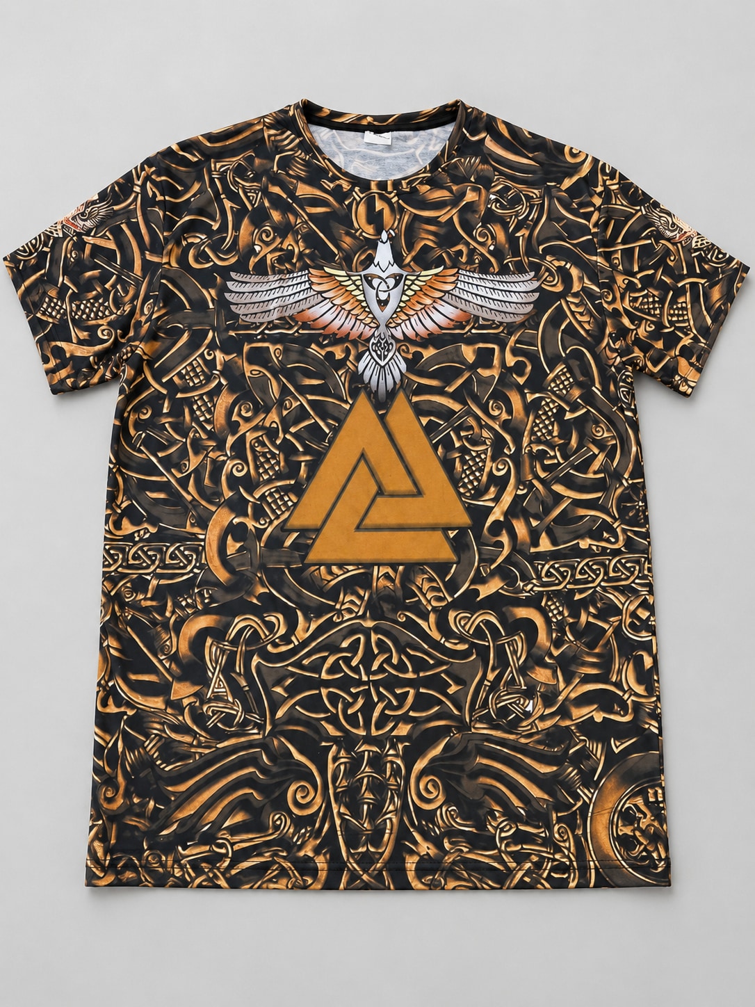 Remera Valhalla Odin UR036 foto real frente