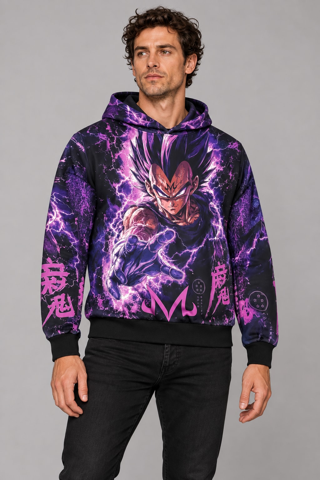 Buzo Majin Vegeta Ultra Ego Tormenta Púrpura