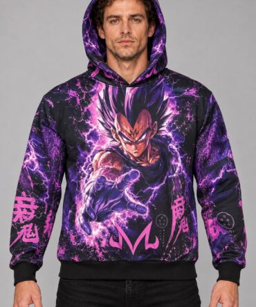 Buzo Majin Vegeta Ultra Ego Tormenta Púrpura
