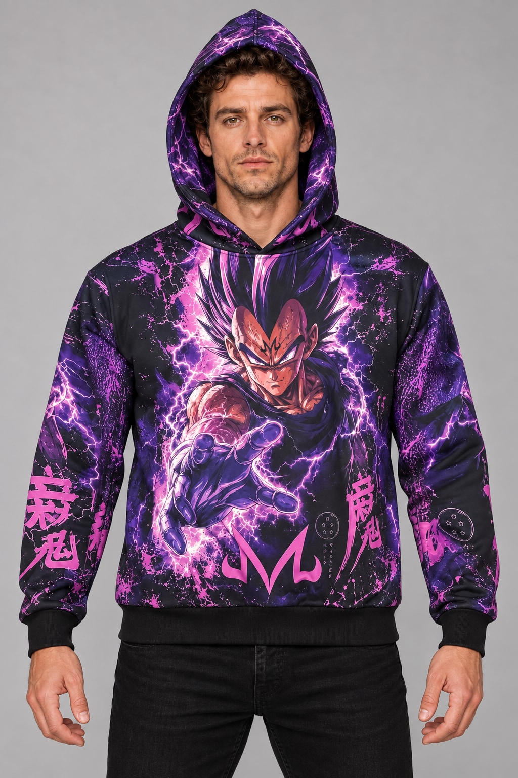 Buzo Majin Vegeta Ultra Ego Tormenta Púrpura