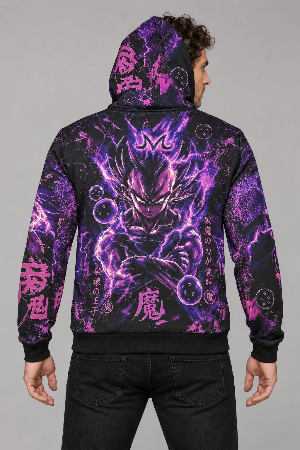 Buzo Majin Vegeta Ultra Ego Tormenta Púrpura