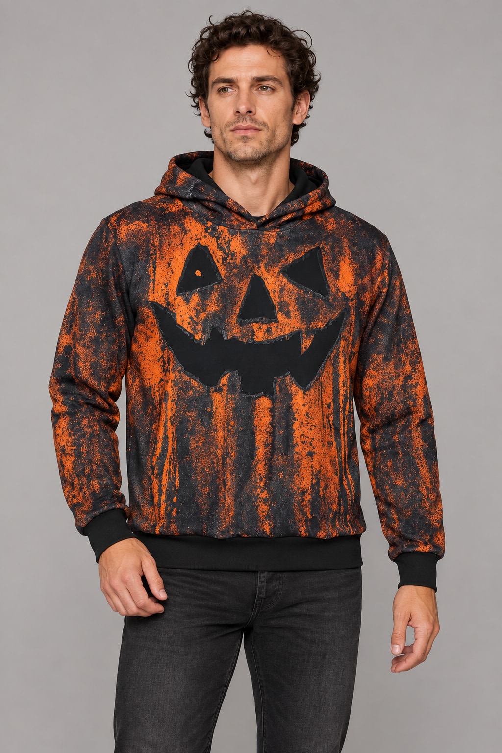 Buzo Calabaza Halloween BCPR019 fiel a prenda real