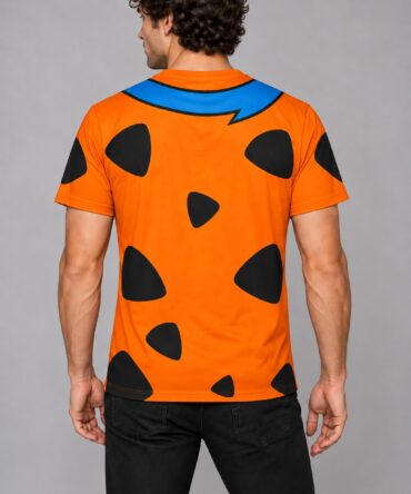 Remera Traje Pedro Picapiedra PR332 mockup fiel a prenda real