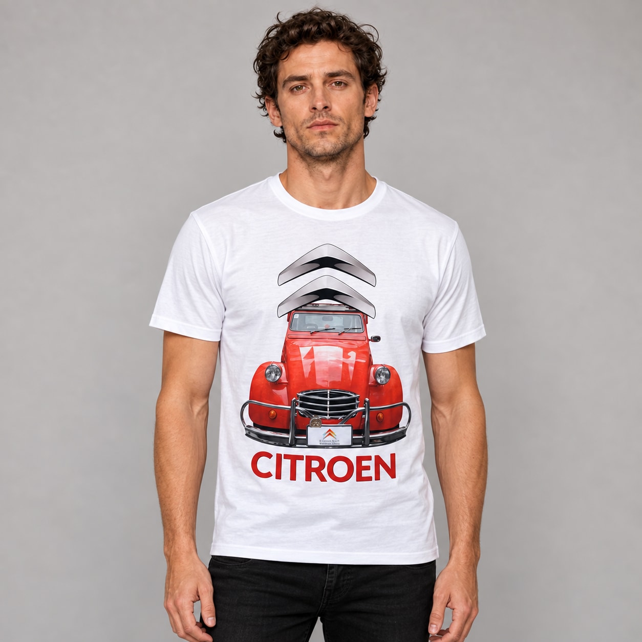 Remera Citroen 2CV CAR056 modelo Ranwey