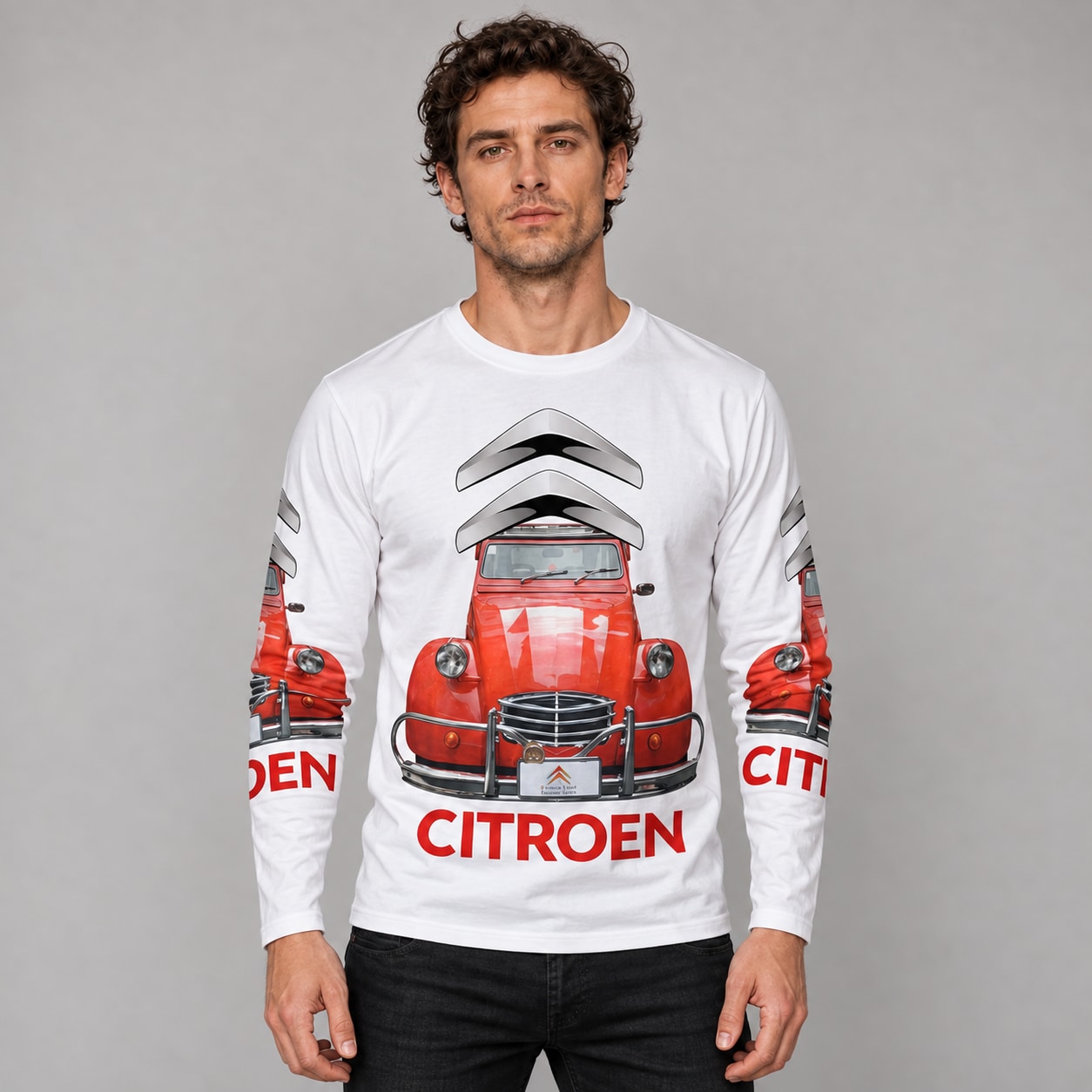Remera Citroen 2CV CAR056 modelo Ranwey