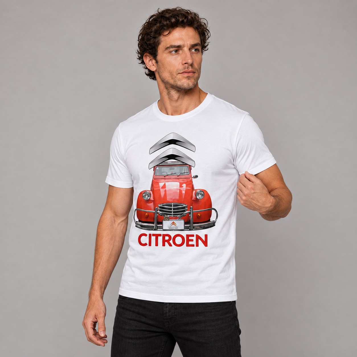 Remera Citroen 2CV CAR056 modelo Ranwey