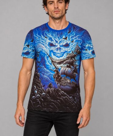 Remera Iron Maiden CS254 mockup frente
