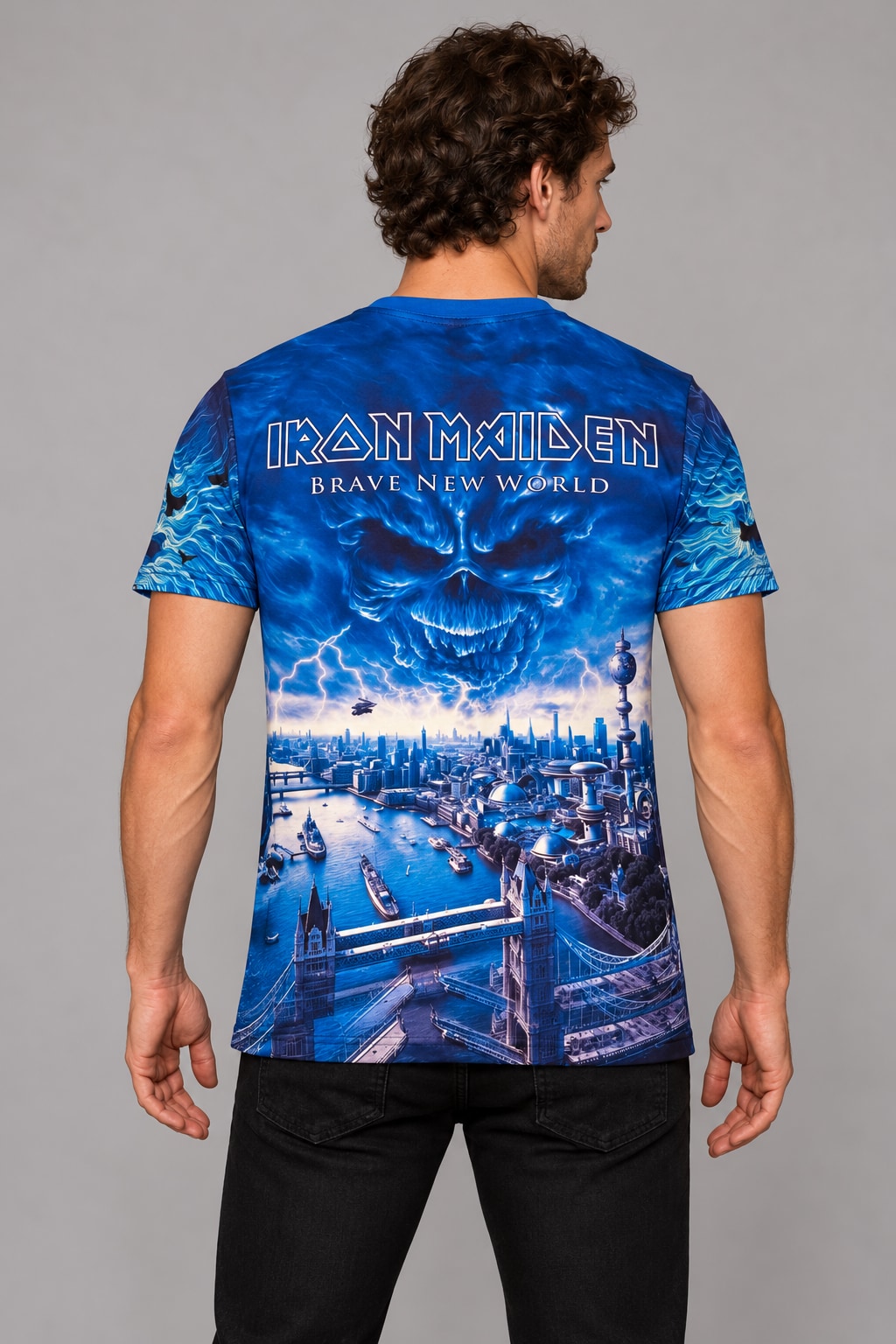 Remera Iron Maiden CS254 mockup dorso