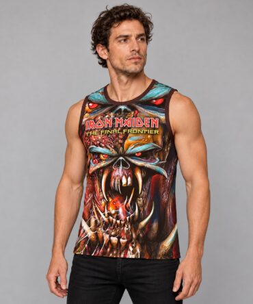Iron Maiden CS317 mockup musculosa detalle