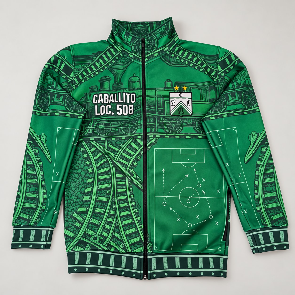 Campera Ferro Carril Oeste foto real frente