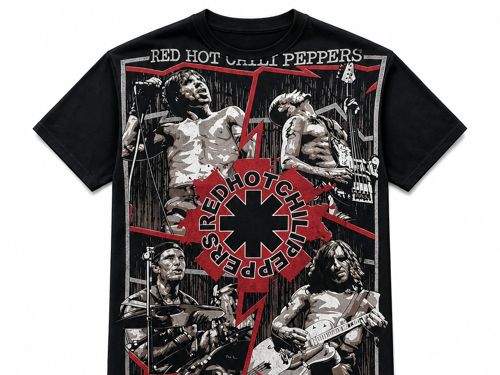 Frente de Red Hot Chili Peppers, diseño de ANDY
