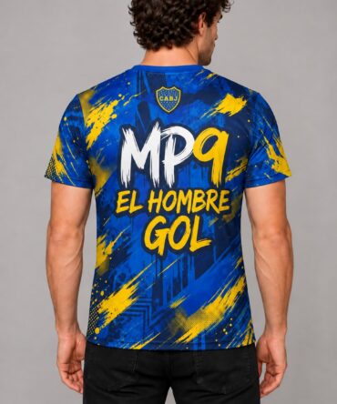 Palermo El Hombre Gol remera hombre dorso