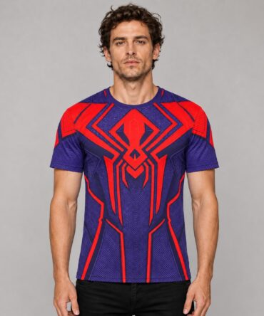 Spiderman 2099 Ranwey modelo hombre frente manga corta